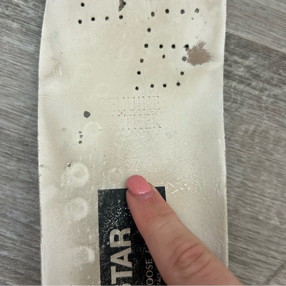 Golden Goose Mid Star Black High Top Skater Sneakers Streetwear Italian Size 37 - Picture 8 of 12